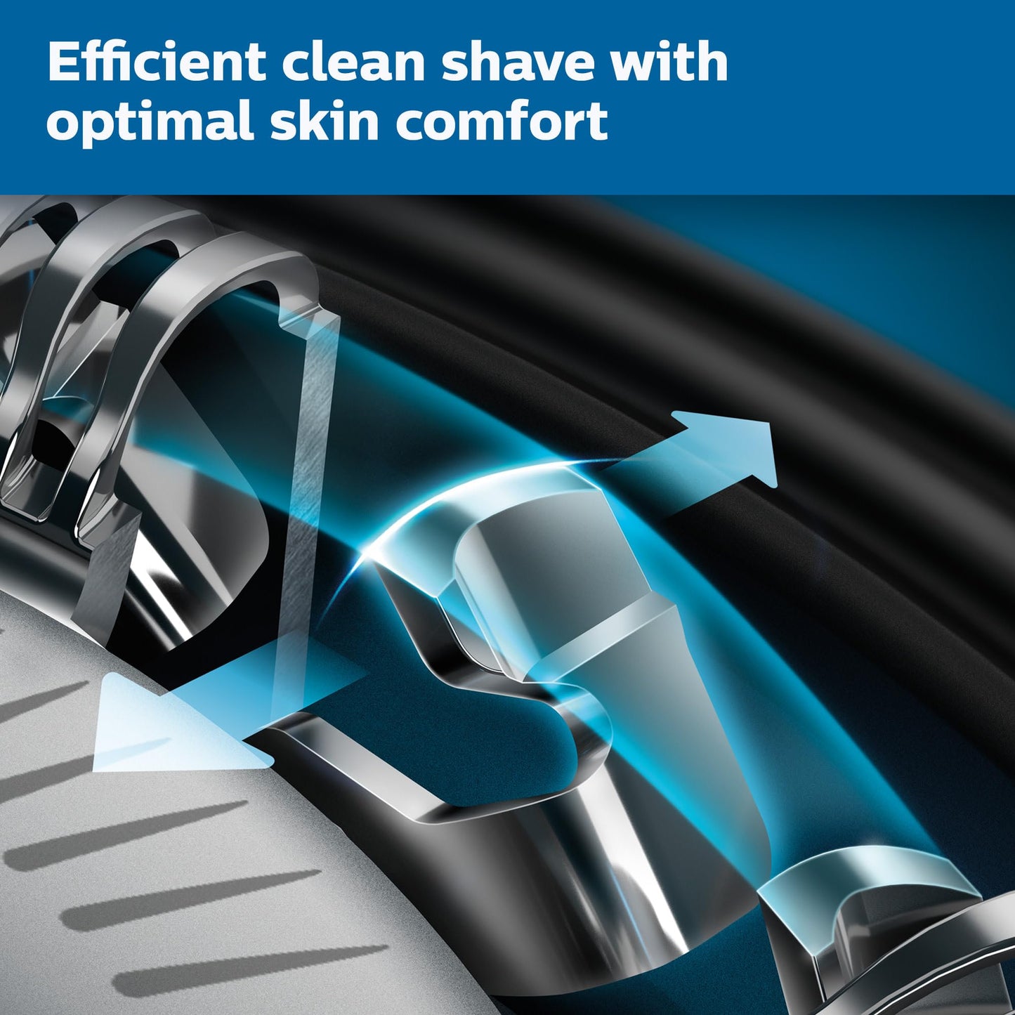 Philips Electric Shaver Series 5000, Wet & Dry with Charging Stand, S5898/25