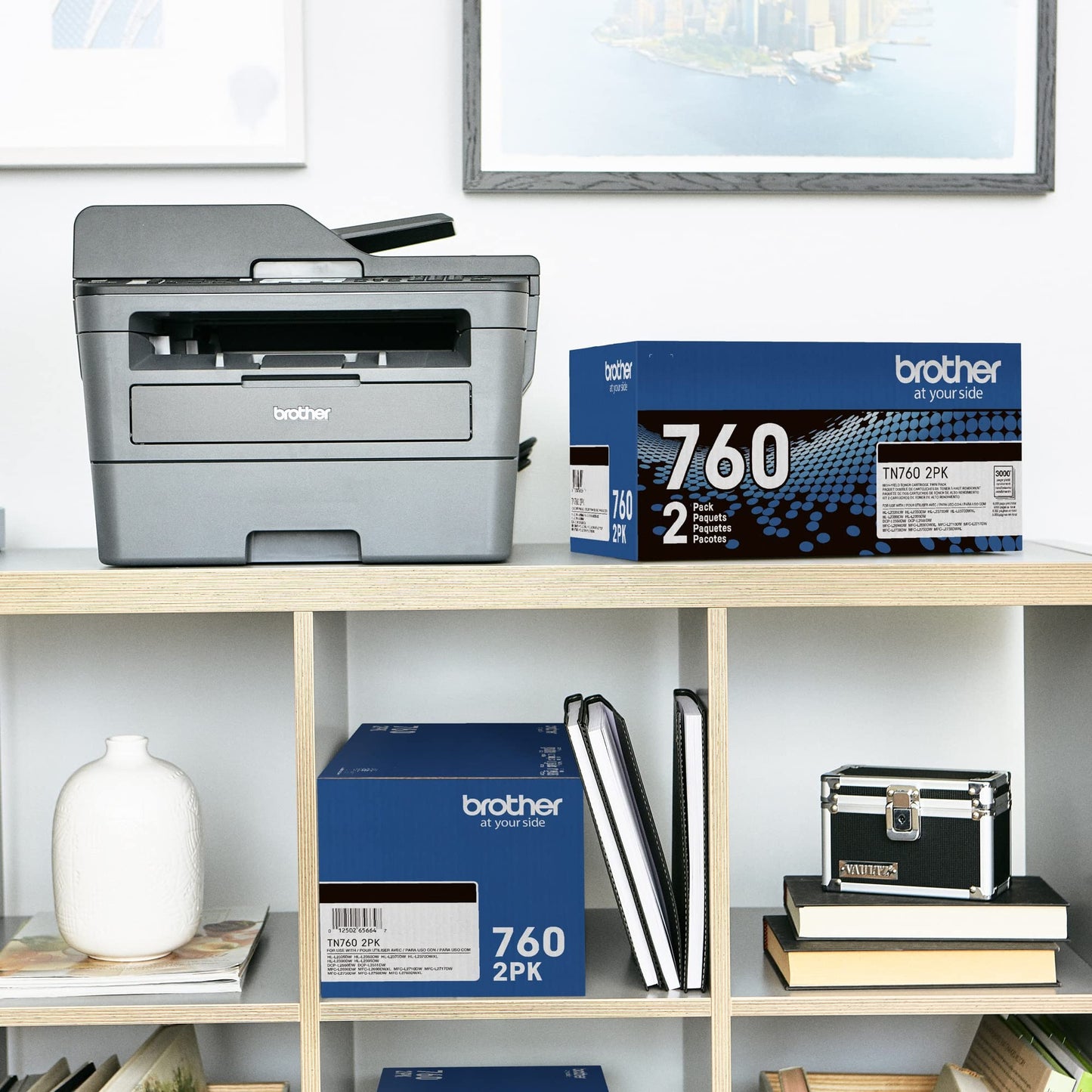 Brother Genuine Standard Yield Toner Cartridge, TN730, Replacement Black Toner, Page Yield Up To 1,200 Pages, Amazon Dash Replenishment Cartridge