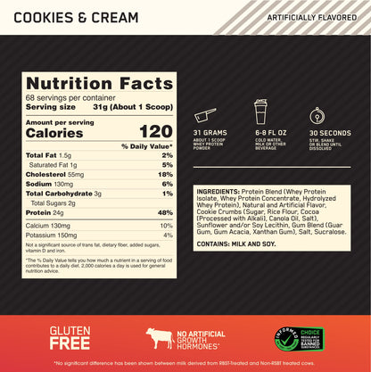 OPTIMUM NUTRITION Gold Standard Banana Cream 2lb