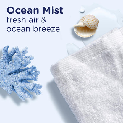 Downy Light Laundry Scent Booster Beads for Washer, Ocean Mist, 680 Grams, with No Heavy Perfumes