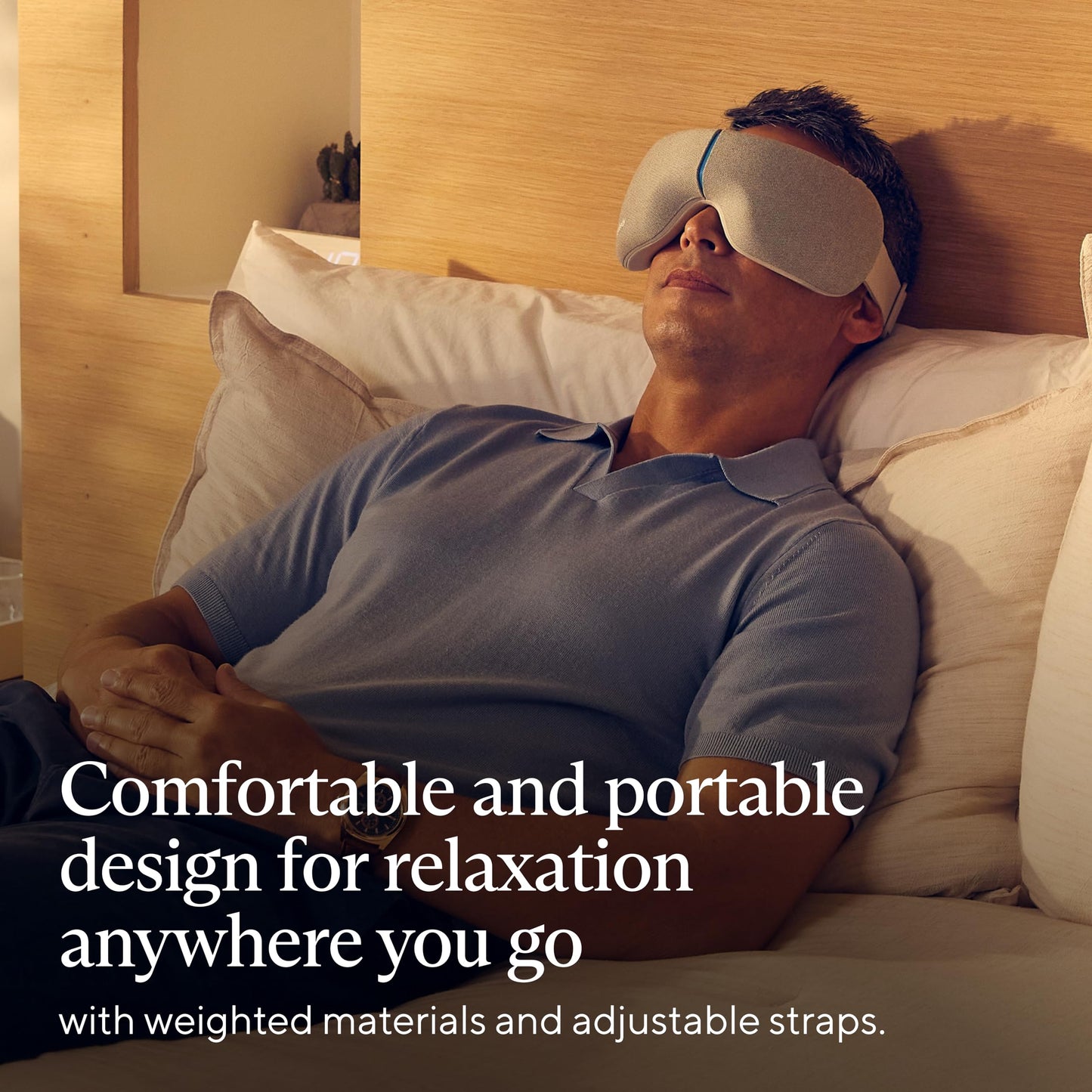 Therabody SmartGoggles Biometric Heated Eye Mask & Facial Massager - Sleep Mask for Stress Relief, Anxiety Relief, Tension Headache Relief & Sleep