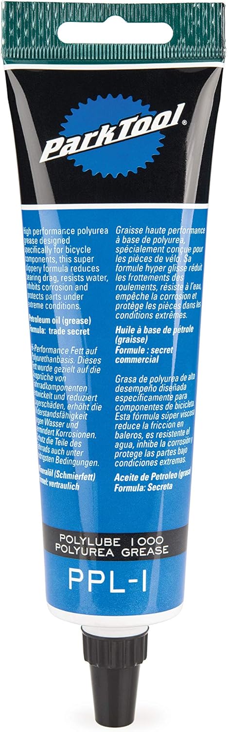 Park Tool PPL-1 Polylube 1000 Grease Tube, 4-Ounce