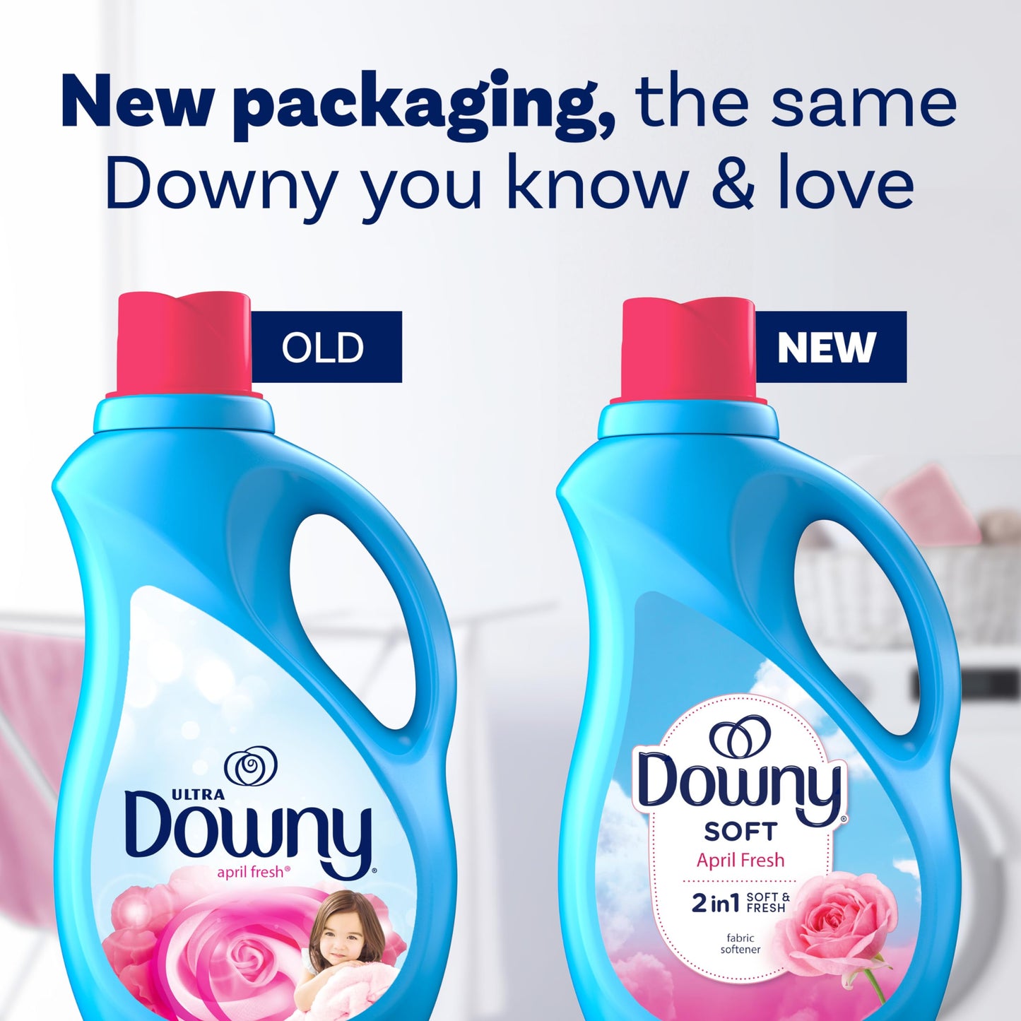 Downy Ultra Laundry Liquid Fabric Softener (Fabric Conditioner), April Fresh, 88 fl oz, 120 Loads