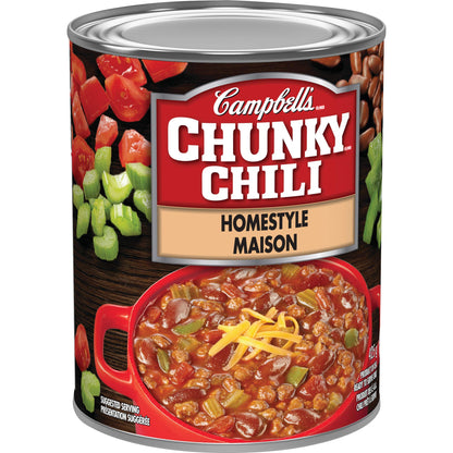 Campbell's Chunky Chili Homestyle, 425gm, 12-Count