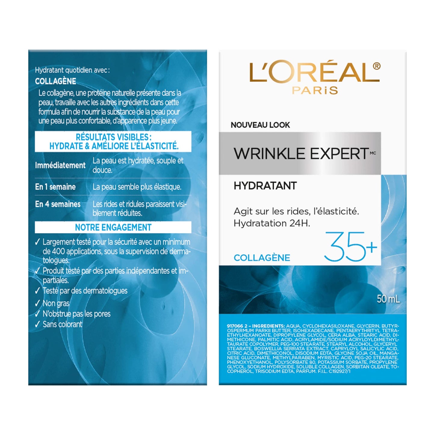L’Oréal Paris Anti-Aging Face Cream 55+, Day & Night Skincare, Wrinkle Expert, With Calcium to Reduce the Look of Wrinkles, 50mL