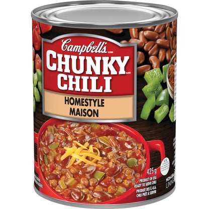 Campbell's Chunky Chili Homestyle, 425gm, 12-Count