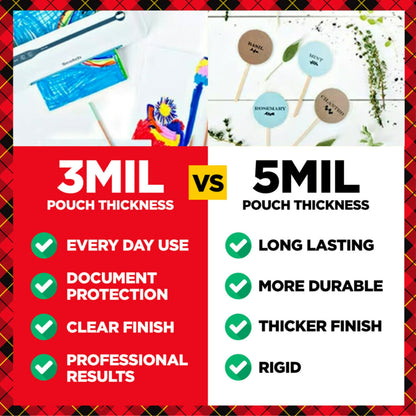 Scotch Thermal Laminating Sheets, Ideal Office or School Supplies, 9" x 11.5", 3-Mil Thick, 100 Laminating Pouches