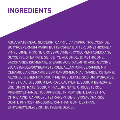 CeraVe Night Cream for Face, Skin Renewing Moisturizer for Men & Women With Hyaluronic Acid, Niacinamide, Bio Peptides & Ceramides. Fragrance Free, Non-comedogenic, Suitable for Sensitive Skin