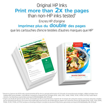 HP 63XL Black High-yield Ink Cartridge | Works with HP DeskJet 1112, 2130, 3630 Series; HP ENVY 4510, 4520 Series; HP OfficeJet 3830, 4650, 5200 Series | Eligible for Instant Ink | F6U64AN