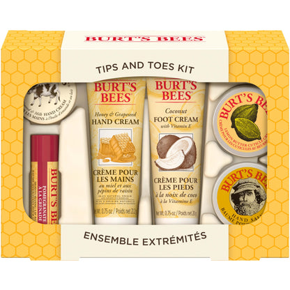 Burt's Bees Kissable Colour Gift Set, Warm Collection, 3 Lip Shimmers in Peony, Rhubarb and Fig