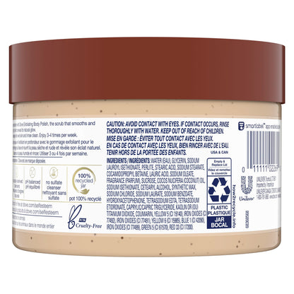 Dove Exfoliating Body Polish Scrub For Silky, Soft Skin Pomegranate and Shea Butter Body Scrub Exfoliates and Provides Lasting Nourishment 10.5 oz