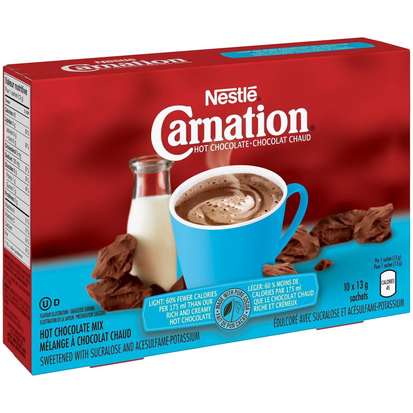 CARNATION Nestle Rich and Creamy Hot Chocolate, 1.7 kg (Pack of 1), Imported from Canada}