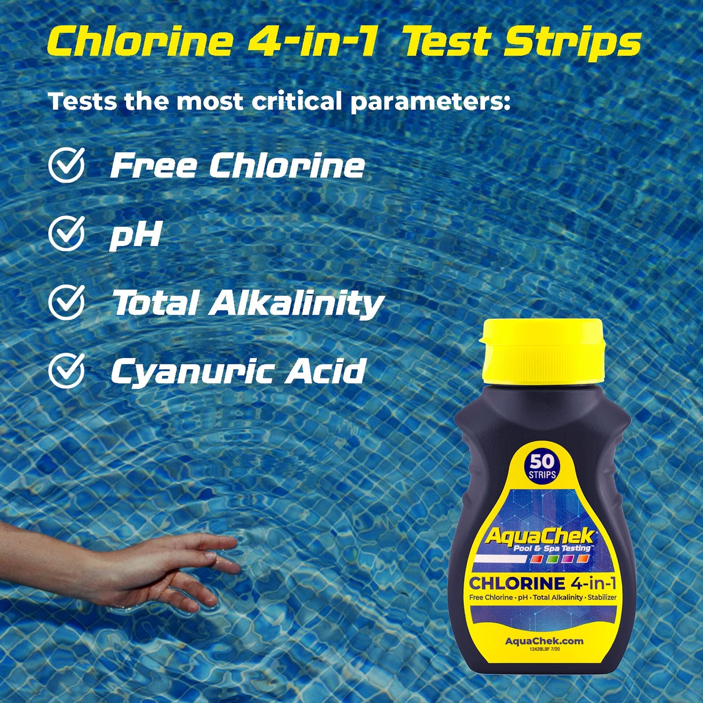 AquaChek 511244 Yellow Test Strips