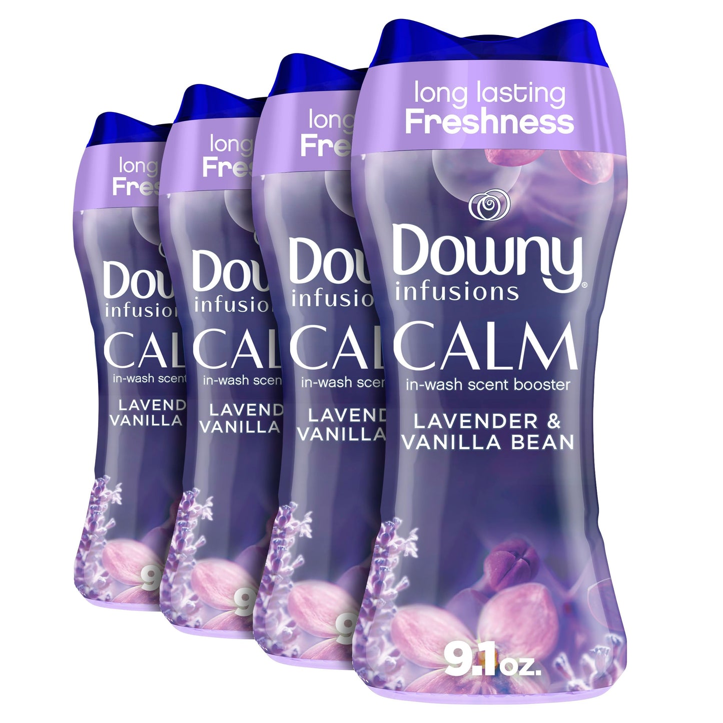Downy Infusions In-Wash Laundry Scent Booster Beads, CALM, Soothing Lavender and Vanilla Bean - 680 Grams