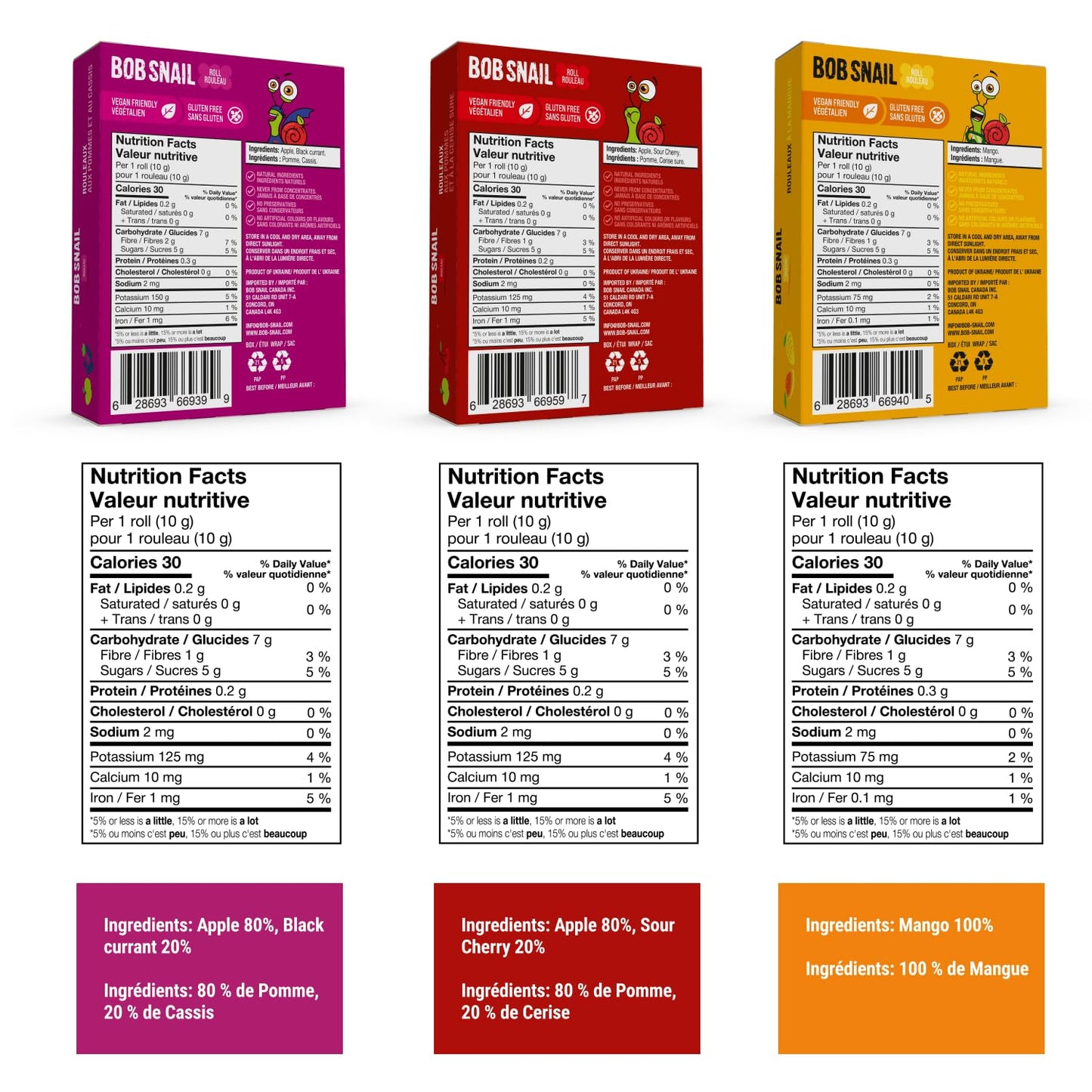 Bob Snail Healthy Snacks Berry Mix Family Pack - Nut free fruit Rolls with Blueberry, Raspberry & Strawberry, Candy box Fruit Snacks, All Natural Healthy Snacks for kids, No Added Sugar sour Candy, 80 pcs Pack / 800 gram candy bulk (Blueberry, Raspberry &