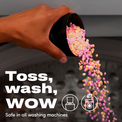 Downy Unstopables Fusions In-Wash Laundry Scent Booster Beads, Sunset and Citrus Scent, 2-in-1 All Day Freshness, 598 Grams