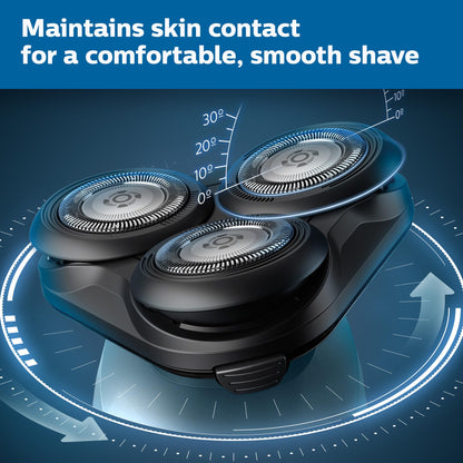 Philips Electric Shaver Series 5000, Wet & Dry with Charging Stand, S5898/25
