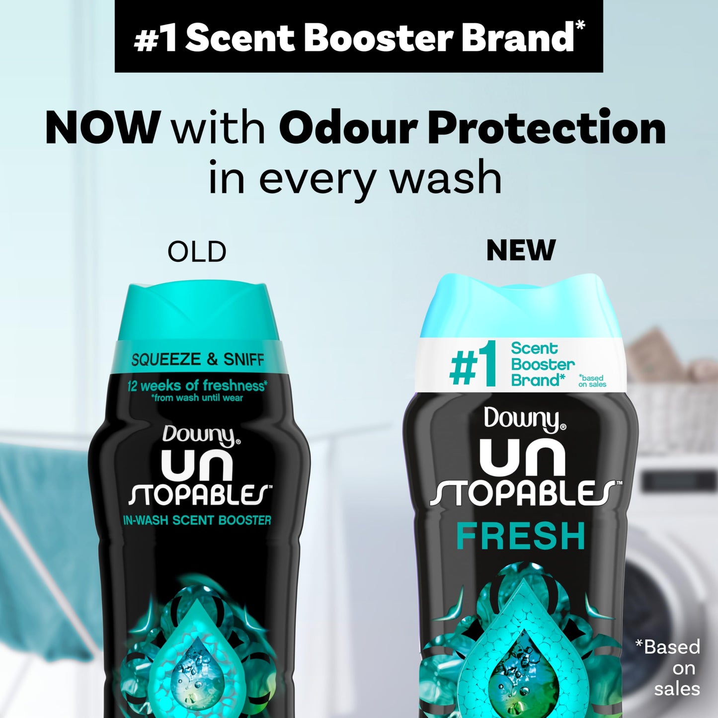 Downy Unstopables In-Wash Laundry Scent Booster Beads, Fresh, 680 gr