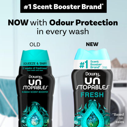 Downy Unstopables In-Wash Laundry Scent Booster Beads, Fresh, 680 gr