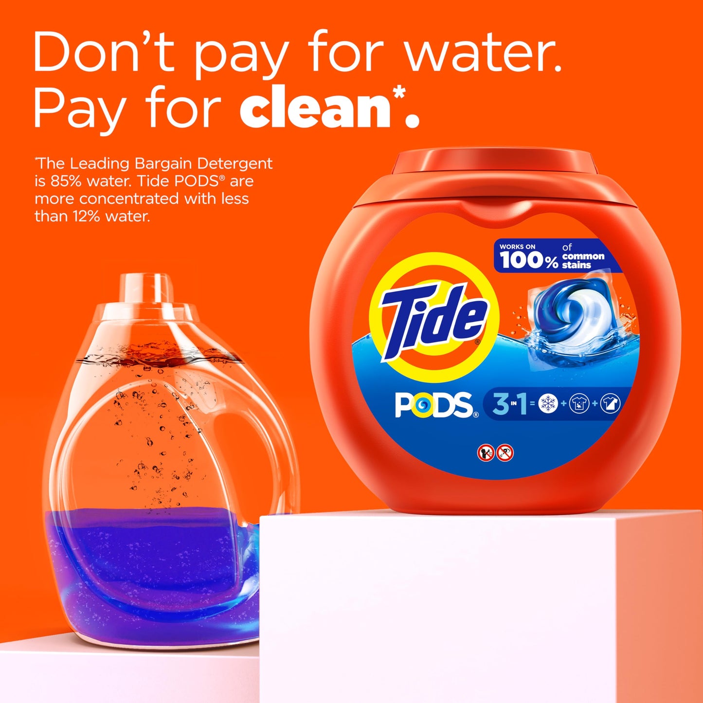 Tide PODS Laundry Detergent Pacs, Original Scent, Powerful 3-in-1 Clean in one Step, HE Compatible, 112 Count