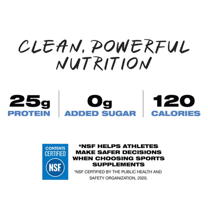 Ready Protein Powder, 25g of Whey Protein, 0g Add Sugar, 6 Simple Ingredients, Vanilla, 1 Pound Bag