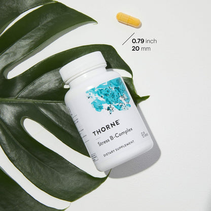 Thorne Stress B-Complex - Vitamin B Complex for Stress Support - 60 Capsules - 60 Servings