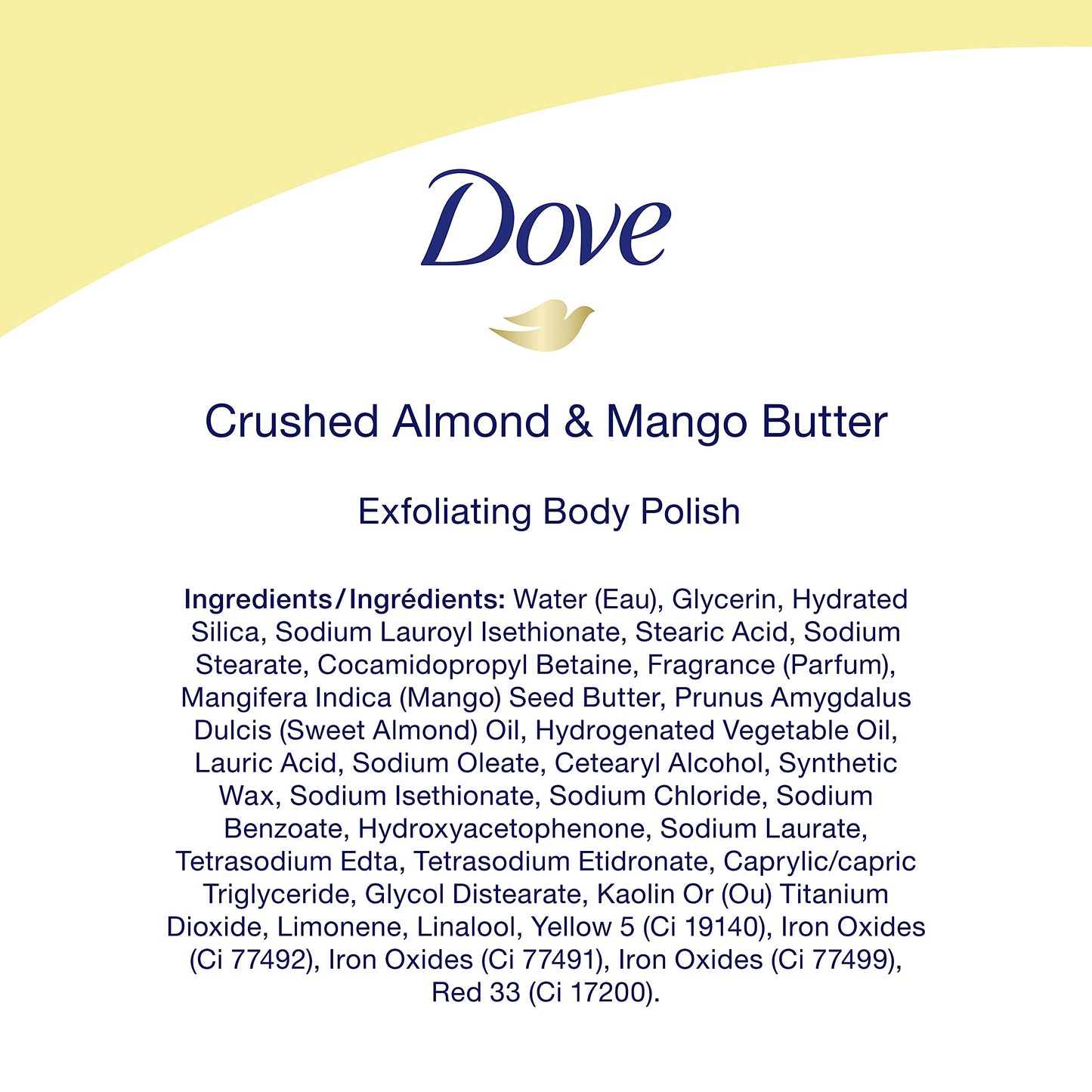 Dove Exfoliating Body Polish Scrub For Silky, Soft Skin Pomegranate and Shea Butter Body Scrub Exfoliates and Provides Lasting Nourishment 10.5 oz