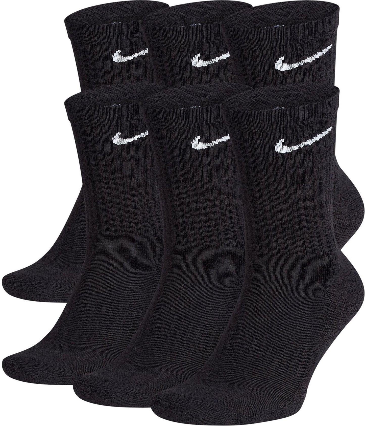 Nike unisex-adult Everyday Cushion Crew 6 Pair BandSocks