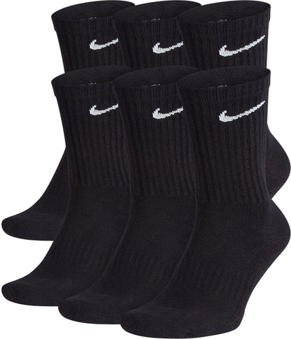 Nike unisex-adult Everyday Cushion Crew 6 Pair BandSocks
