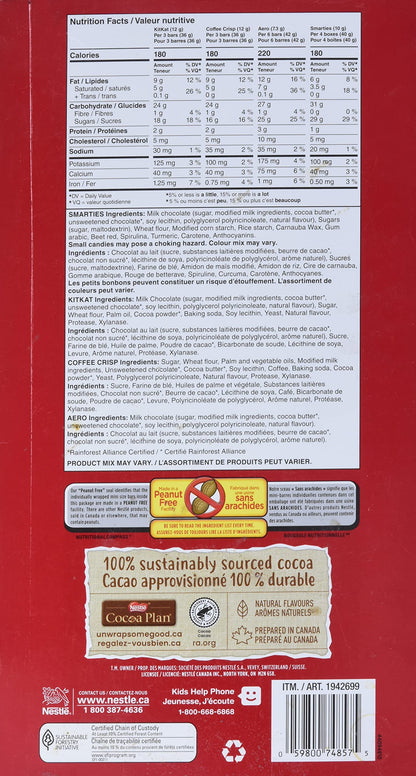 Nestlé Assorted Mini Chocolate Bars Pack of 125