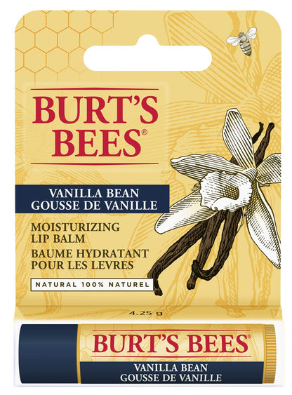 Burt's Bees Hydrating Lip Balm for Dry Chapped and Cracked Lips 100% Natural Origin, Ultra Conditioning with Kokum Butter, Shea Butter, and Cocoa Butter, Unscented, 2 Tubes