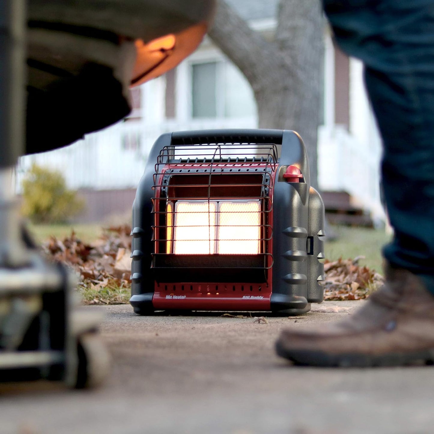 Mr Heater F274806: 4,000-18,000 Btu Big Buddy Heater No Fan (Massachusetts/Canada Verison) Outdoor Only