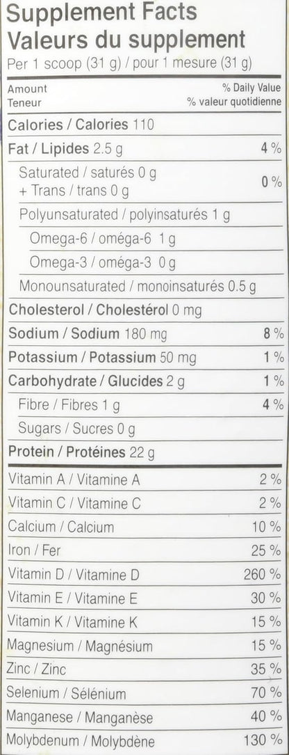 Garden of Life Raw Organic Protein, Vanilla, 624g. Packed with 22 Grams of Certified Organic Plant Protein, including organic peas grown and processed in Canada. Assists in building and repairs muscles. Loaded with 14 organic sprouted grains, seeds and le