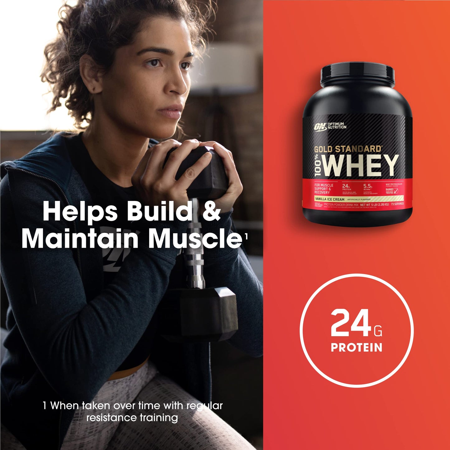 Optimum Nutrition Gold Standard 100% Whey Protein Powder, 2.270g - Extreme Milk Chocolate - 70 servings (packaging may vary)