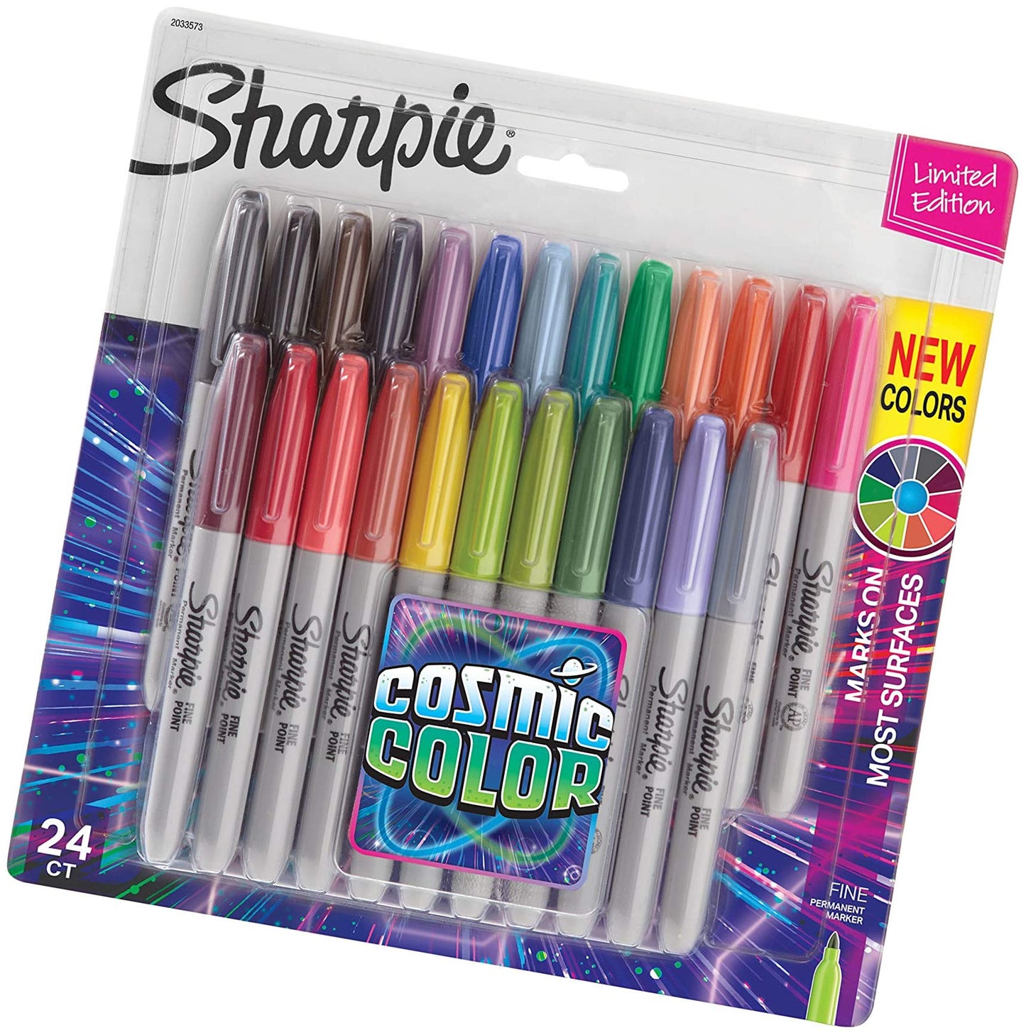 Sharpie Permanent Markers, Fine Point, Black, 36 Count - (New)