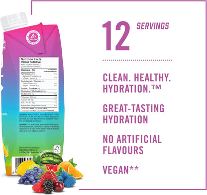 BioSteel Sports Drink, Great Tasting Hydration with 5 Essential Electrolytes, Rainbow Twist Flavour, 16.7 Fluid Ounces, 12-Pack