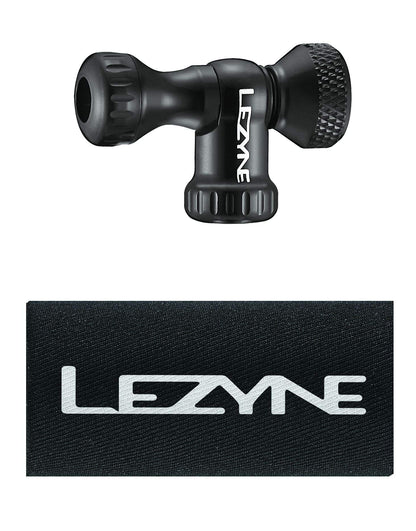 LEZYNE Control Drive Co2 Inflator Slip Fit (Head Only) - Works with Schrader & Presta Valves