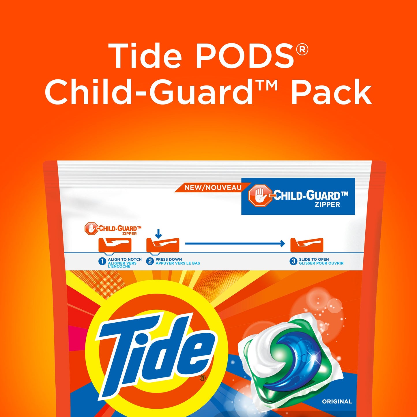 Tide PODS Laundry Detergent Pacs, Original Scent, Powerful 3-in-1 Clean in one Step, HE Compatible, 112 Count