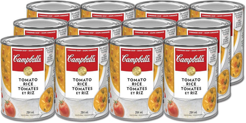 Campbell's Tomato and Rice Soup, 284ml, 12-Count