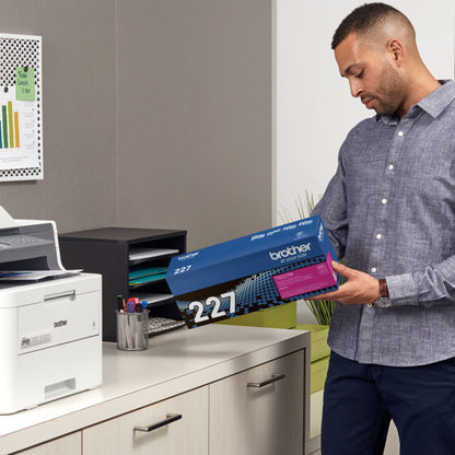 Brother TN227BK Laser Printer High Yield Toner Cartridge, Black TN227