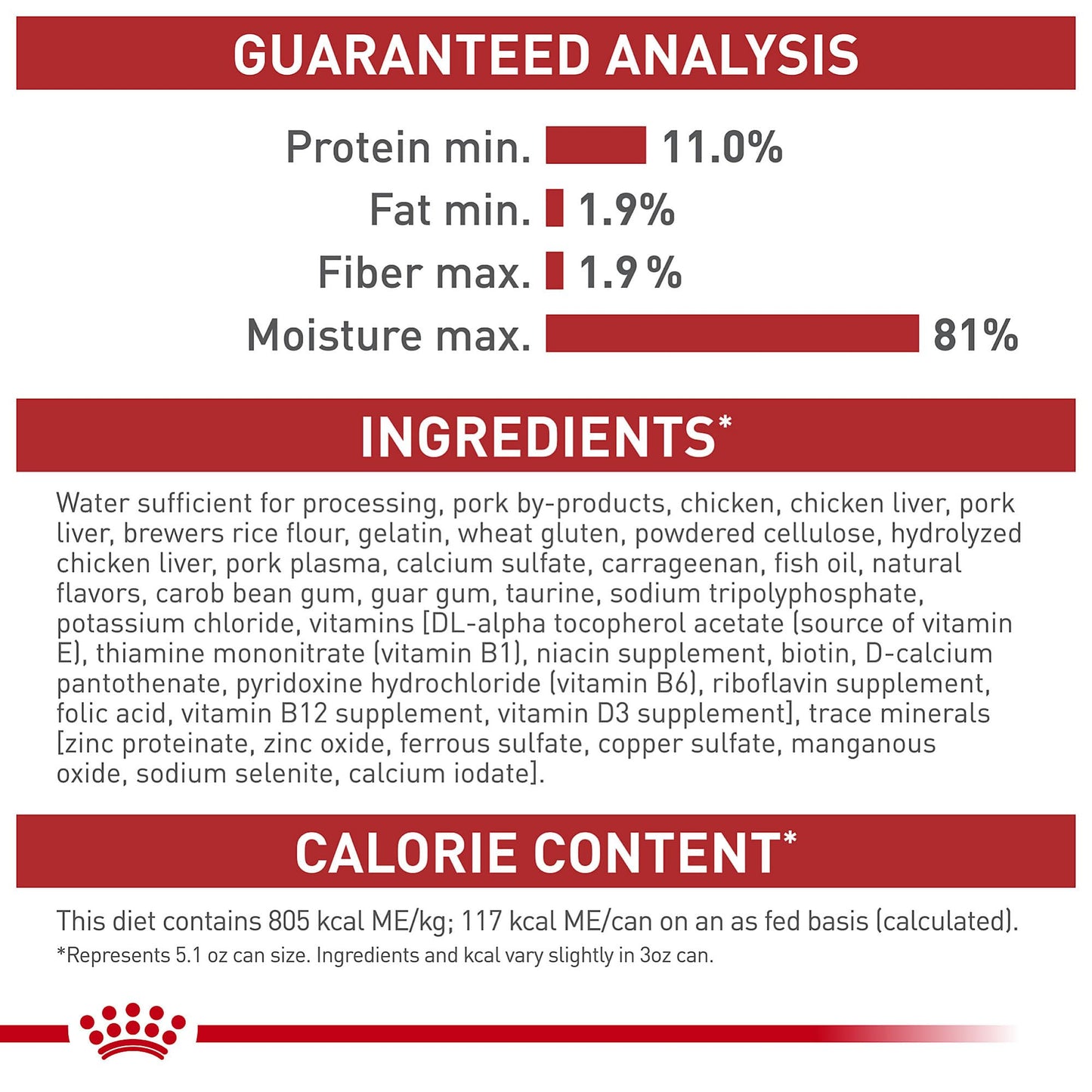 Royal Canin Feline Health Nutrition Adult Instinctive Loaf in Sauce Canned Cat Food (24 Pack), 5.8 oz/One Size
