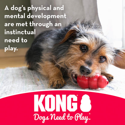 KONG Extreme Goodie Bone™ - Durable Rubber Dog Bone for Power Chewers, Black - For Medium Dogs