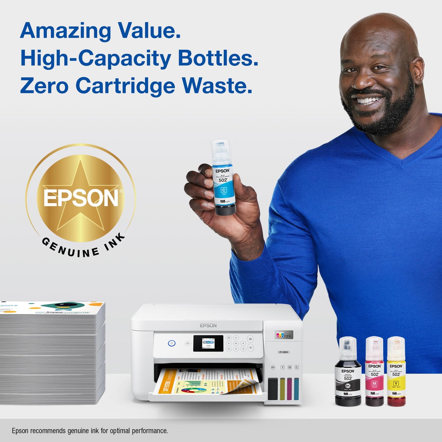 Epson 502 EcoTank Auto-Stop Ink Bottle, Black (T502120) pack of 1