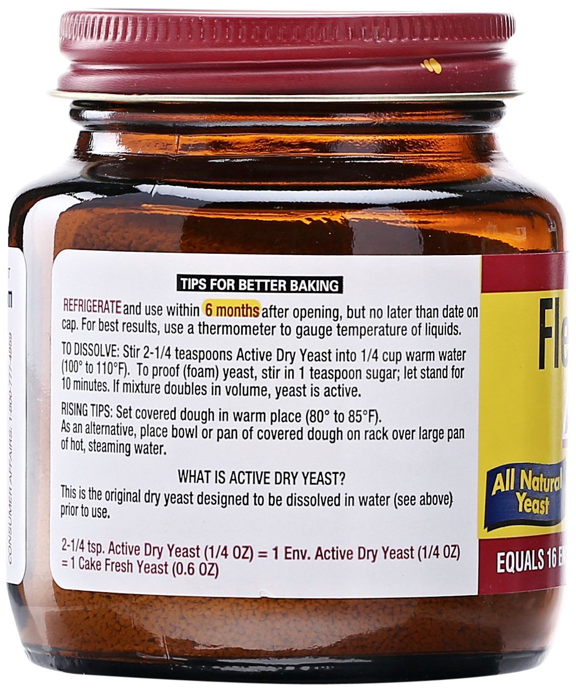 Fleischmann's Classic Original Yeast, Jar, 4 oz