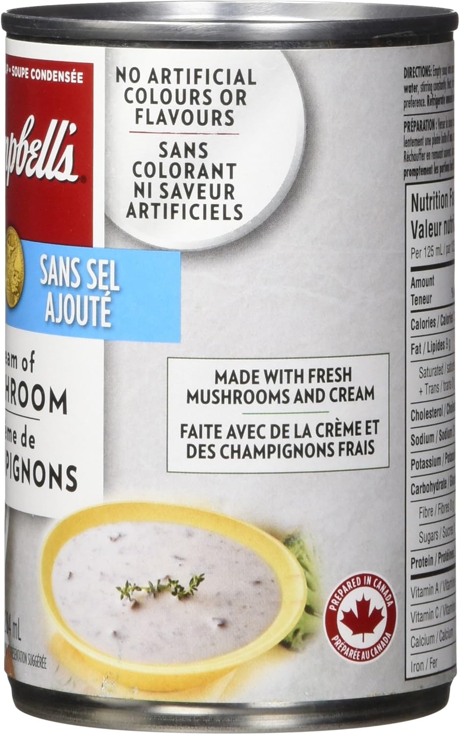 Campbell's Cream of Mushroom Soup, 284ml, 12-Count
