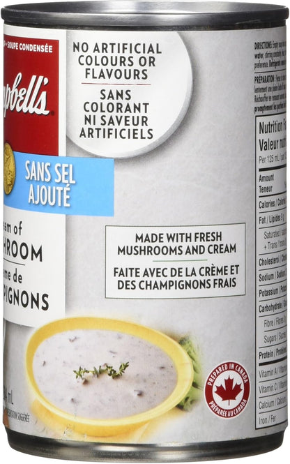 Campbell's Cream of Mushroom Soup, 284ml, 12-Count