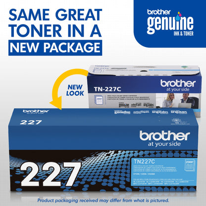 Brother TN227BK Laser Printer High Yield Toner Cartridge, Black TN227