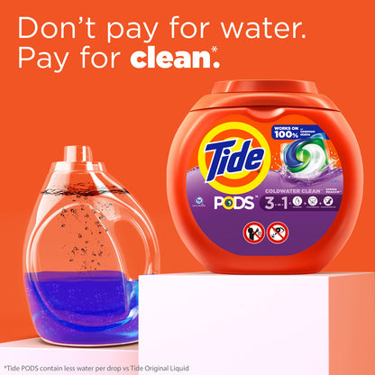 Tide PODS Liquid Laundry Detergent pacs, Spring Meadow Scent, 112 count