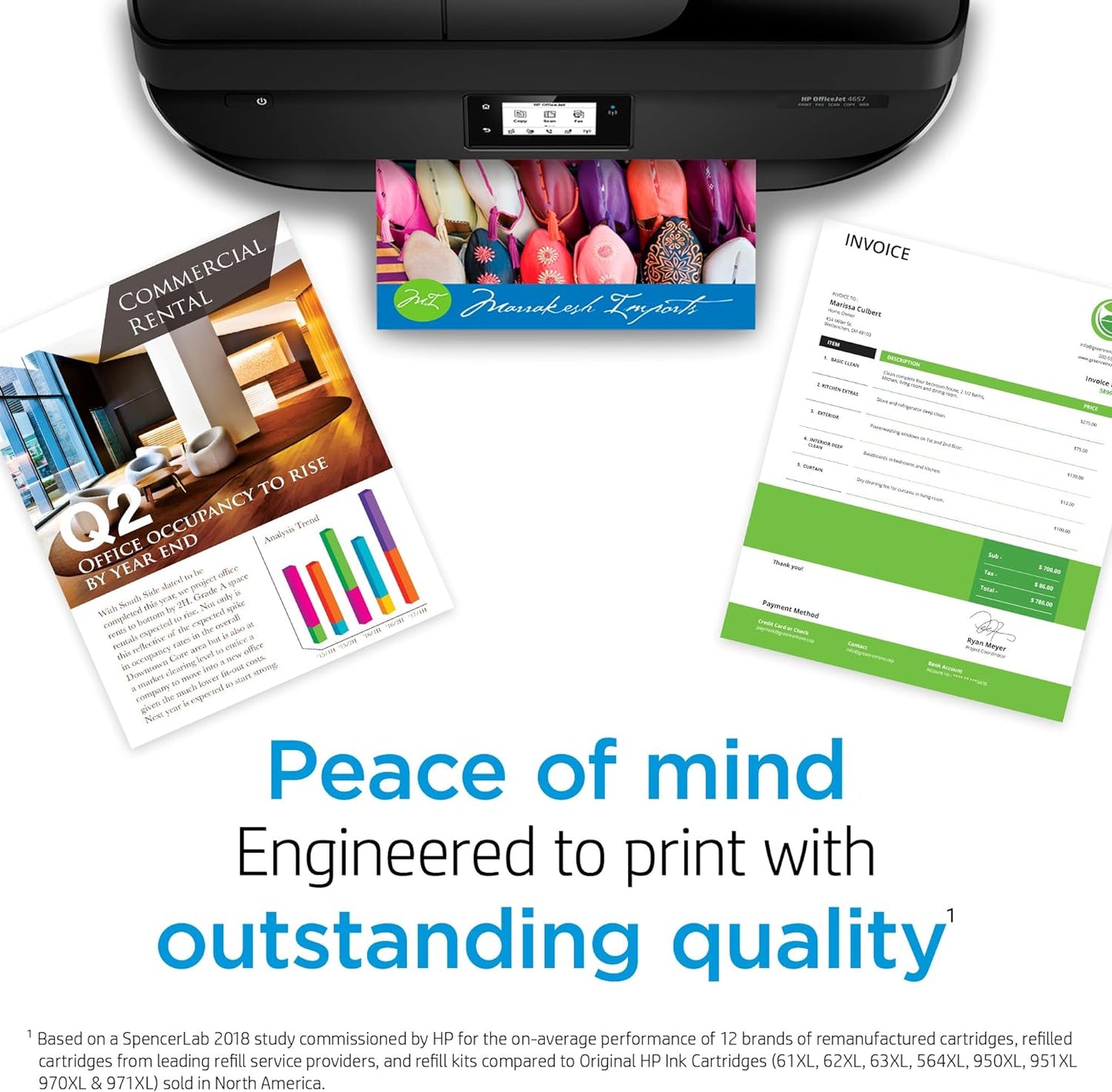 Original HP cInk Cartridges (2-Pack) | Works with HP DeskJet 1255, 2700, 4100 Series, HP Envy 6000, 6400 Series | Eligible for Instant Ink | 3YP29AN