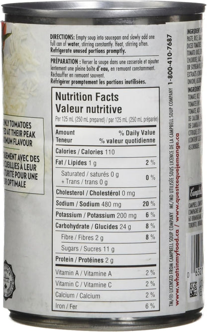 Campbell's Tomato and Rice Soup, 284ml, 12-Count